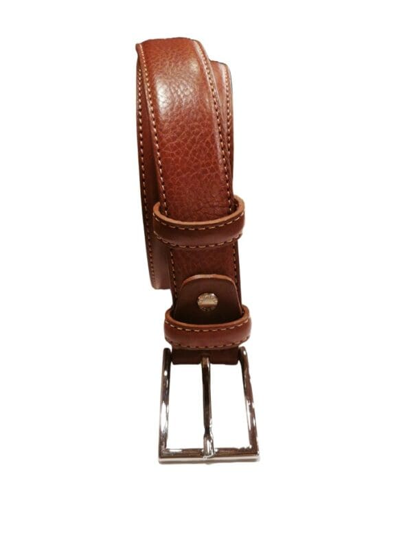Leather belt for men Pelletteria Allegrini Filippo - Image 3