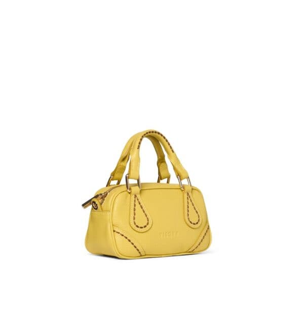 Borsa a mano in pelle VISONA'