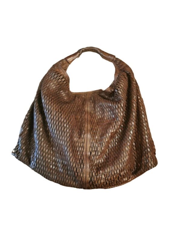 Borsa a spalla in pelle linea mangrovia Campomaggi - immagine 2
