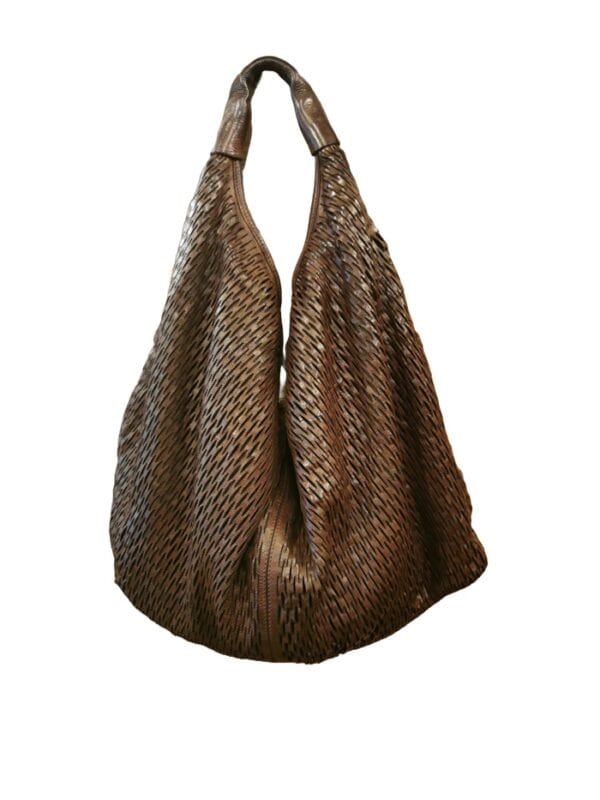 Borsa a spalla in pelle linea mangrovia Campomaggi