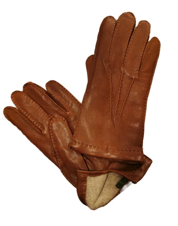 Men's leather glove elephant design - Image 3