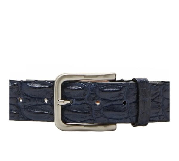 Men's belt in real crocodile back
