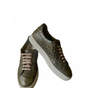 Sneaker uomo intrecciata