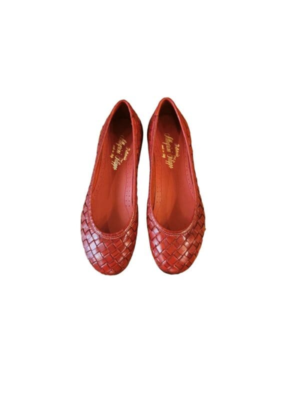 Ballerina in pelle intrecciata - immagine 4