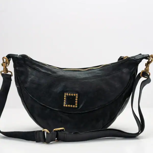 Large waist bag with rivets Campomaggi - Image 3