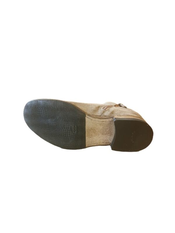 Stivaletto da donna con zip in pelle rovesciato - immagine 4