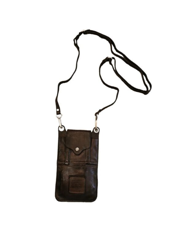 Leather mobile phone holder