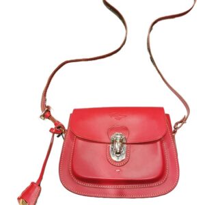 Leather bag/shoulder bag w/flap Boldrini Selleria