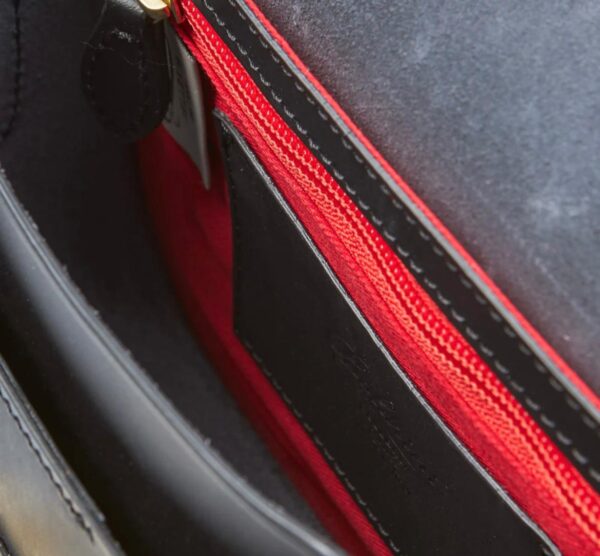 Leather bag/shoulder bag w/flap Boldrini Selleria - Image 3